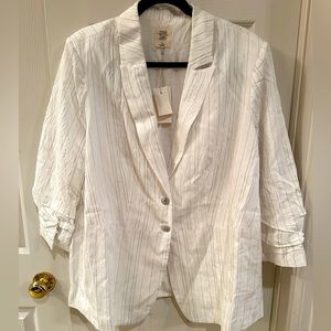 Matilda Jane Good Hart Myrtle Beach Nautical Blazer NWT